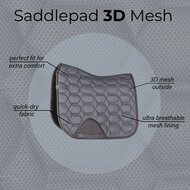 Zadeldek 3D Mesh Grey