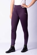 EquiTights rijlegging full Grip aubergine