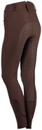 Rijbroek Warmrider high waist Full Grip brown.